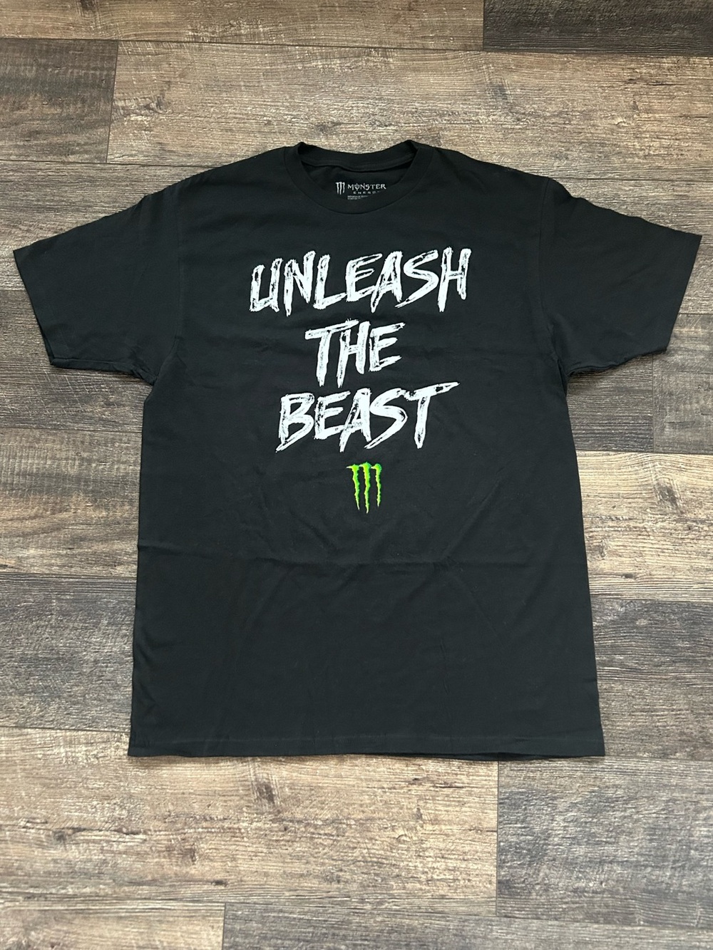 Rare Vintage Y2K Monster Energy Drink Unleash The Beast Shirt Sz Large